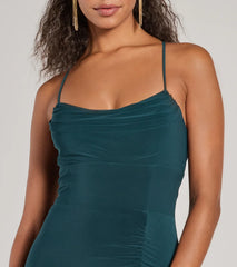 Ashley Sleeveless Bow Mermaid Formal Dress