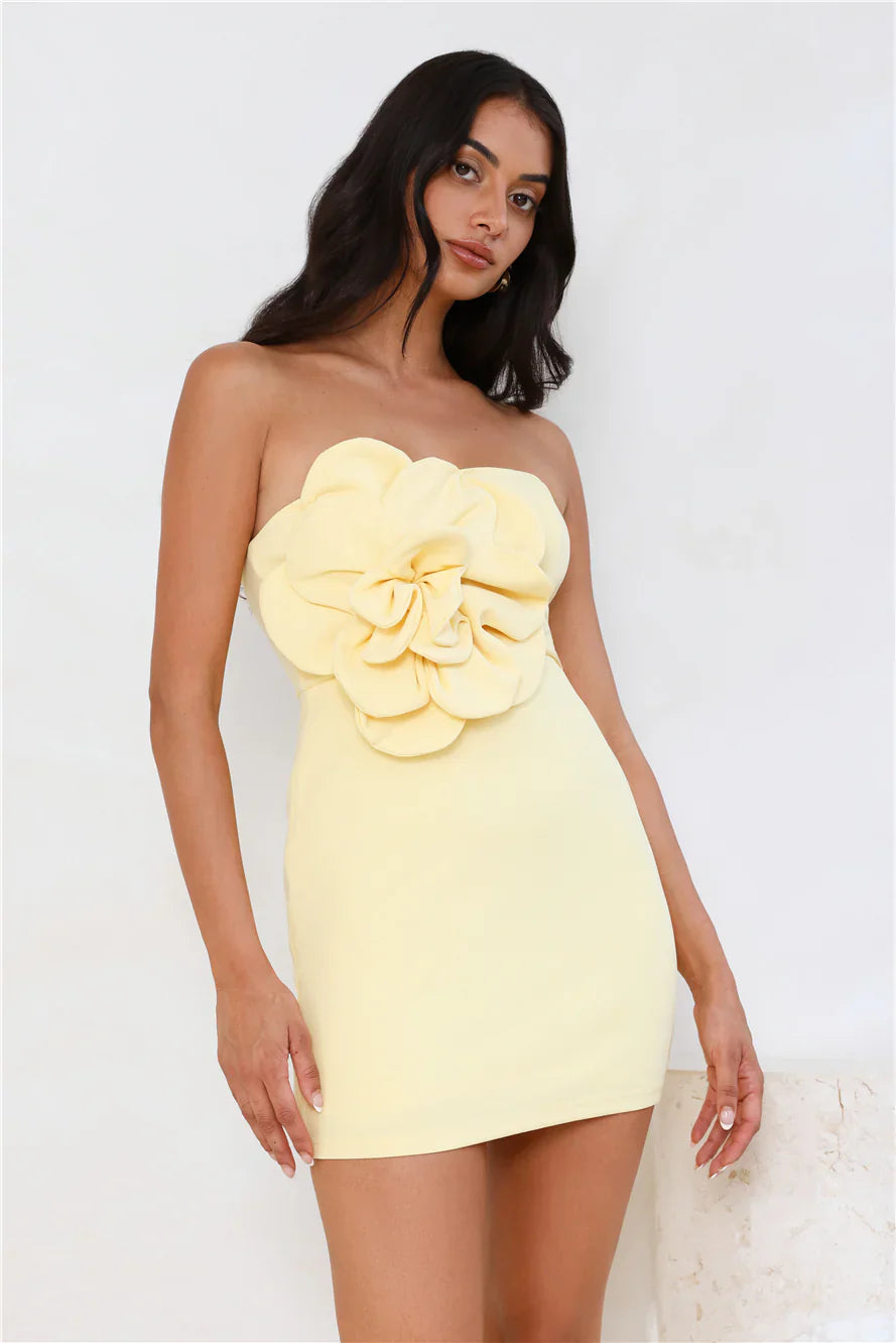 Wild Ivy Strapless Mini Dress