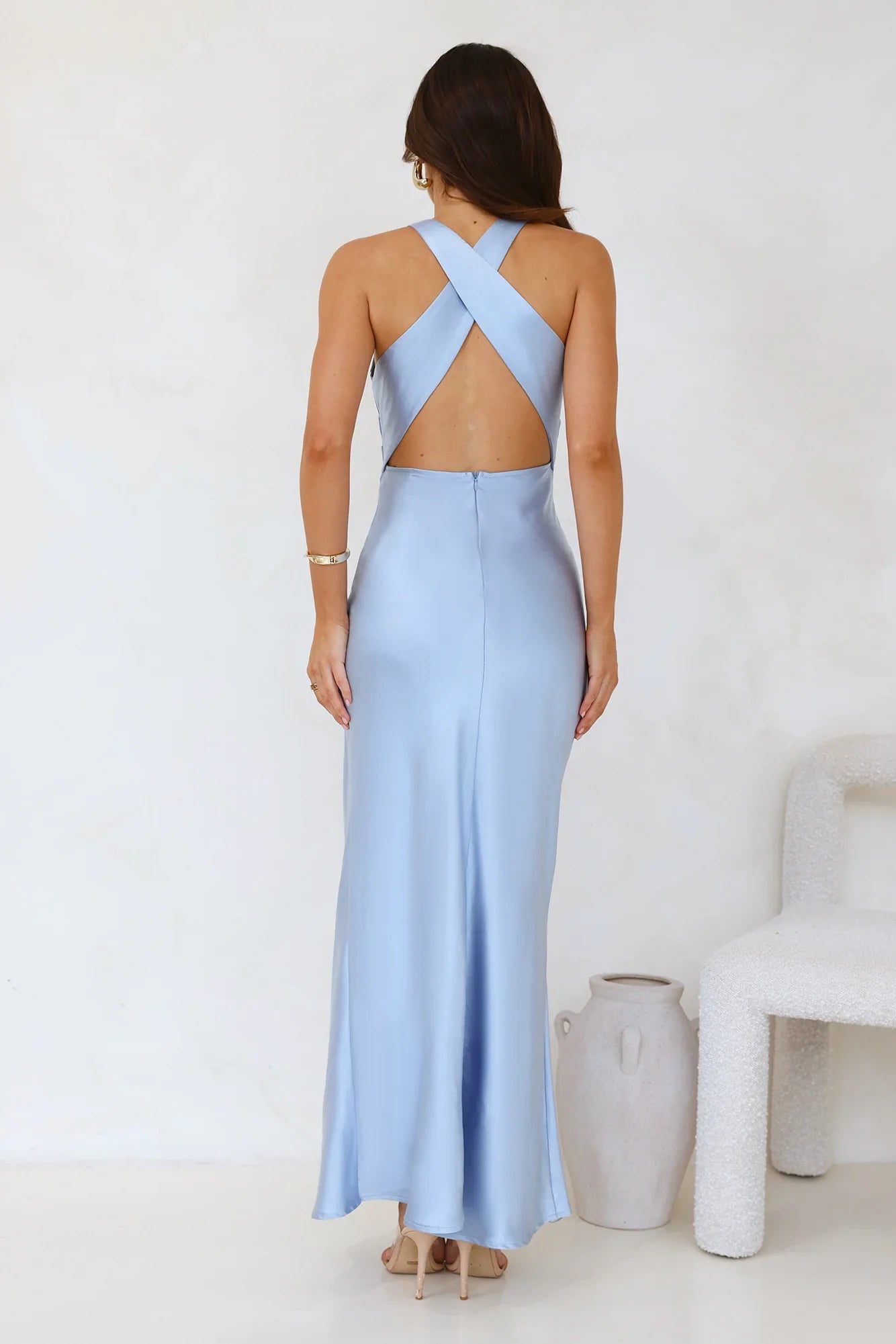 Eden Satin Maxi Dress
