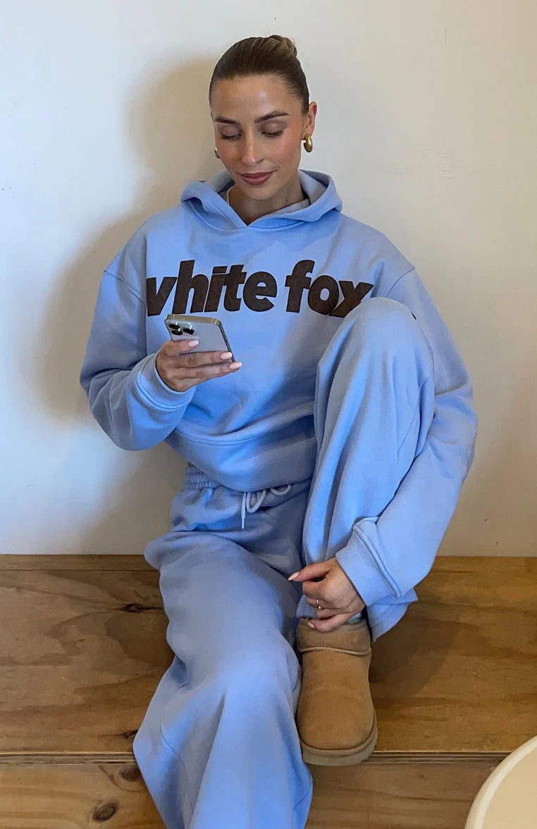 From The Archives Allora Oversized Hoodie Blue