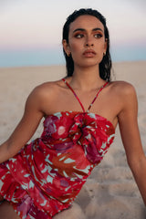 Zuri Rosette Mini Dress