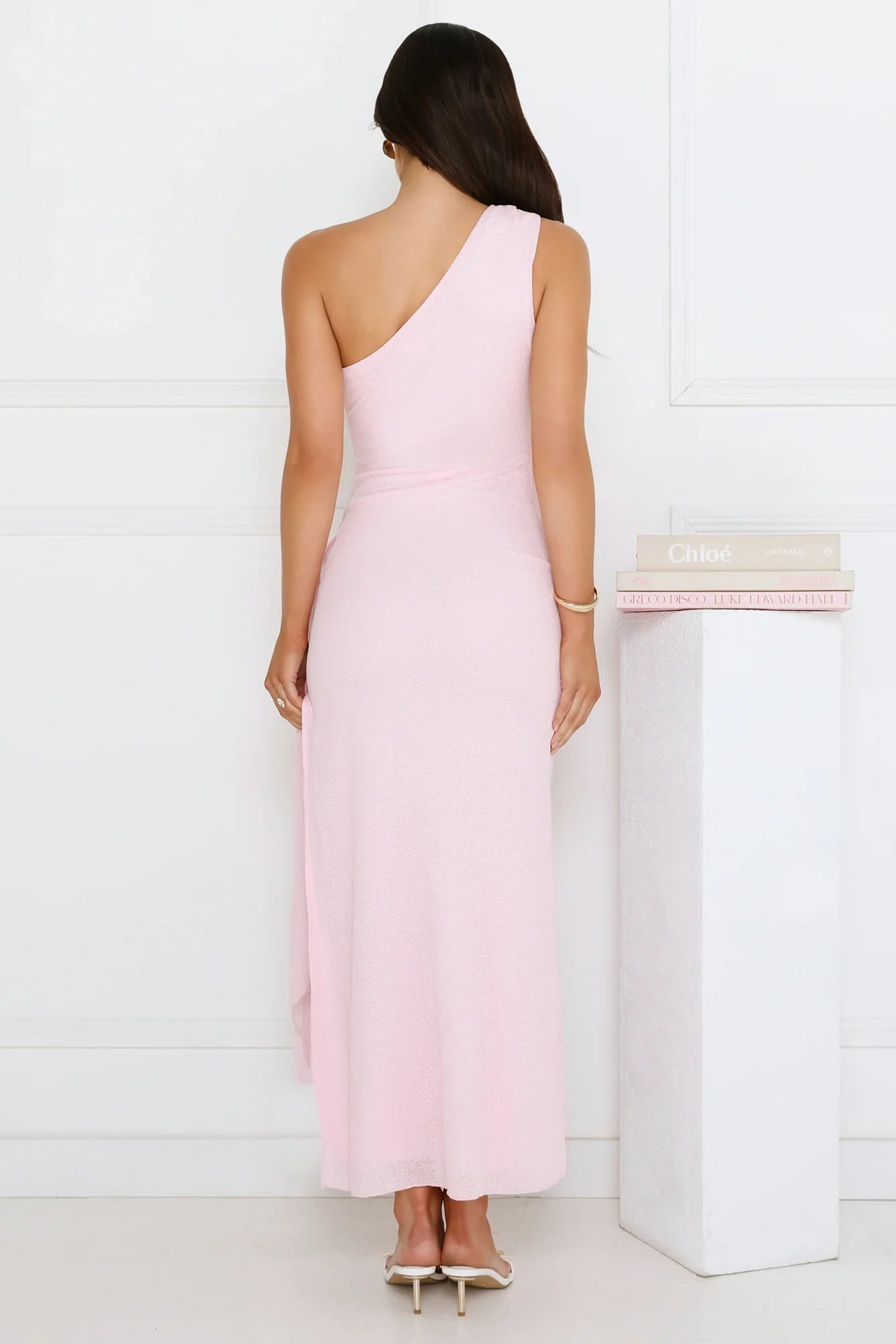 Tidal Dream One Shoulder Maxi Dress